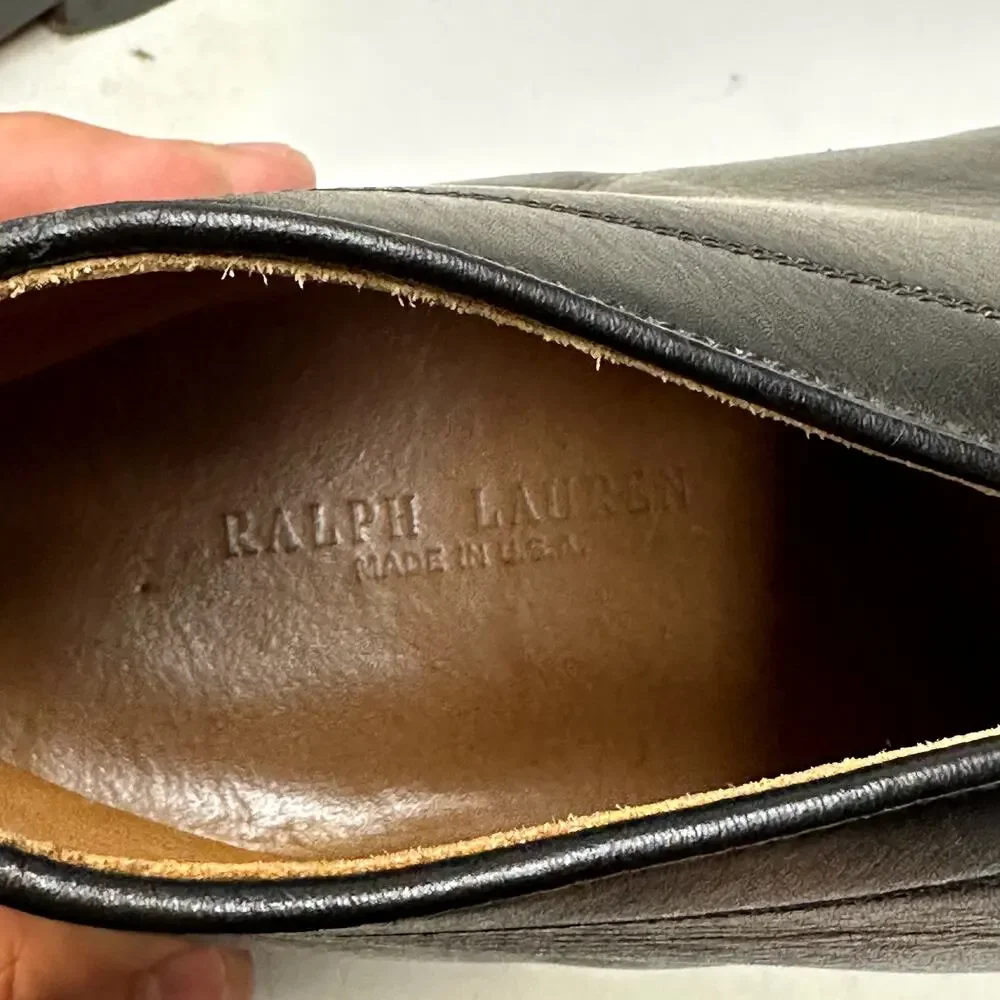 VGUC Allen Edmonds x Polo Ralph Lauren Chukka Boot Black Calf Made in USA 12 D